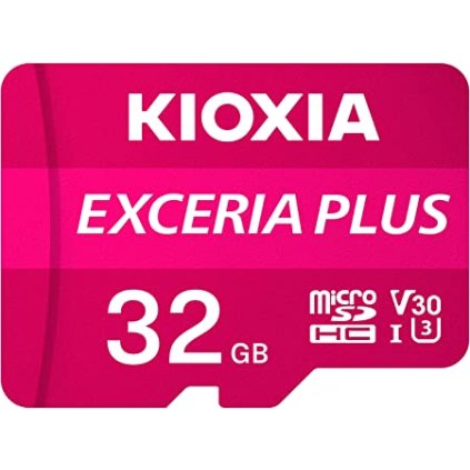 KIOXIA EXCERIA PLUS microSDHC 32GB + adaptér