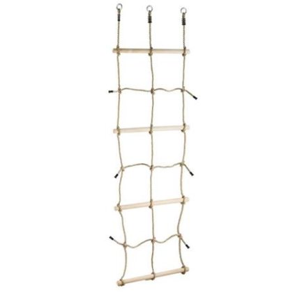 Dvěděti Šplhací síť s dřevěnými příčkami