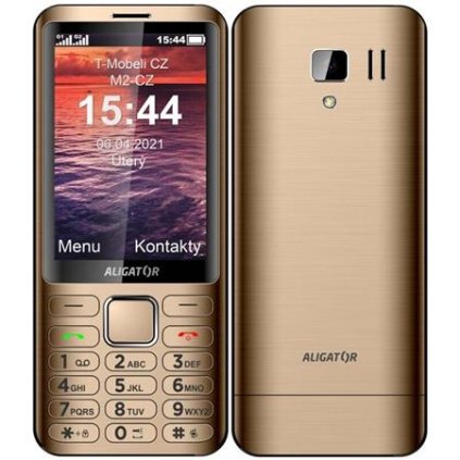 ALIGATOR D950 Dual sim zlatý