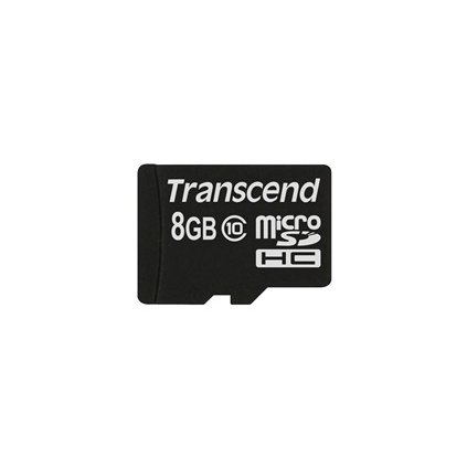 Transcend MicroSDHC karta 8GB Class 10 8GB, bez adaptéru