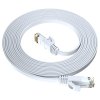 GoGEN síťový (RJ45), plochý, CAT6, 12m - bílý kabel 