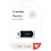 Verbatim 64GB USB Flash 3.2 Gen 1 Plectra USB-C černá 