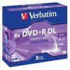 Verbatim DVD+R(5-pack)DoubleLayer/Jewel/8x/8,5GB 43541