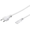 PremiumCord Kabel síťový 230V k magnetofonu 3m bílý