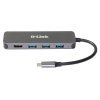 D-Link 5-in-1 USB-C Hub with HDMI Power Delivery