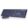 CONNECT IT Combo bezdrátová černá klávesnice + myš, 2,4GHz, USB, CZ + SK layout, černá