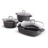 Lamart LT1287 set nádobí 6ks černá Cast 