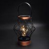 Solight WO3105  kovová lucerna se žárovkou s micro LED, teplá bílá, 3xAA, 20cm