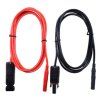 Geti Solární kabel 4mm2, červený+černý s konektory MC4 multimetr, 1m
