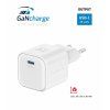 Swissten síťový adaptér Gan 1x USB-C 20W power delivery bílý