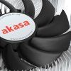 Akasa chladič CPU Extra Secure Ultra-Low Profile Aluminium Intel LGA1700 Thin Mini-ITX Cooler