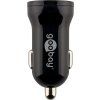 Goobay Napájecí 12-24V autoadaptér na 1x USB 1A černý