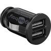 Goobay Napájecí 12/24V autoadaptér na 2x USB 3,1A černý