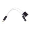 PremiumCord Adapter Lightning na 3,5mm jack audio + Lightning charging
