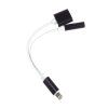 PremiumCord Adapter Lightning na 3,5mm jack audio + Lightning charging