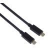 PremiumCord USB-C kabel ( USB 3.1 generation 2, 3A, 20Gbit/s ) černý, 0,5m