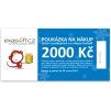 Dárkový poukaz k odběru zboží v hodnotě 2000 Kč