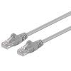 PremiumCord Patch kabel UTP RJ45-RJ45 CAT6 1m šedá