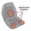 Compass Potah sedadla masážní s magnety černý