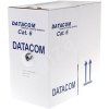 DATACOM UTP drát CAT6  PVC 305m box šedý