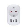 Solight PA03UK  cestovní adaptér s USB do Velké Británie, typ G