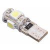 Compass Žárovka 5 SMD LED 12V T10 s rezistorem CAN-BUS ready bílá
