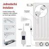 EMOS P56PR2 Duo ventilátor pod radiátor, bílý