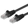 PremiumCord Patch kabel UTP RJ45-RJ45 CAT6 1m černá