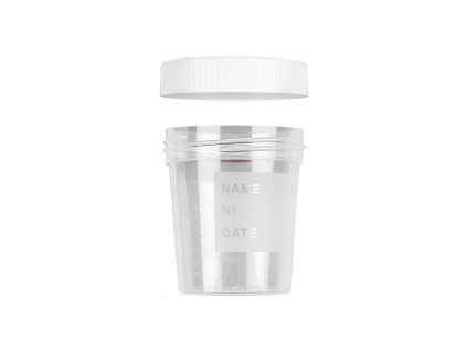 120 ml nadoba na moc s oddelenym vechnakom bielym