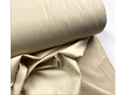 Ervi Bavlněná látka/plátno š.240 cm jednobarevná béžová č.109, metráž