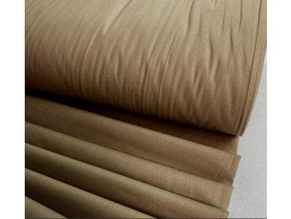 Ervi Bavlněná látka/plátno š.240 cm jednobarevná hnědá č.121, metráž