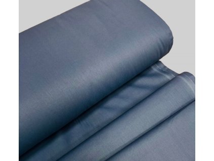 Ervi Bavlněná látka/plátno š.240 cm Jednobarevná modrá č.199, meráž