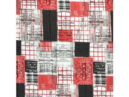 Ervi bavlna flanel š.240 cm Moderní vzor 6035-2, metráž (Barva barevná, Vzor Abstrakce)