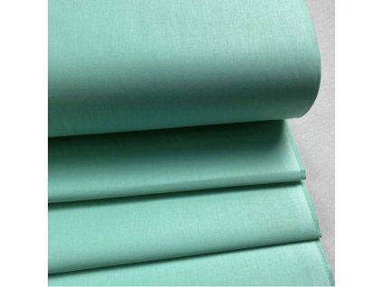 Bavlněná Jednobarevná látka tyrkysová č.137 - šířka 240, metráž