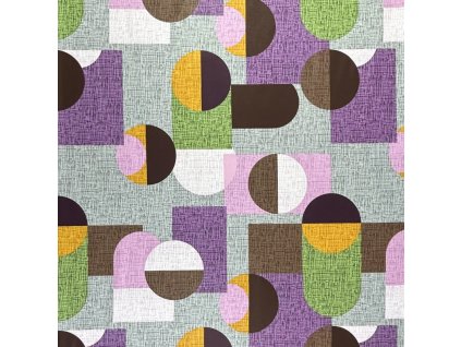 Ervi Bavlněná látka/plátno š.240 cm - Geometrický vzor č.26718-1, metráž