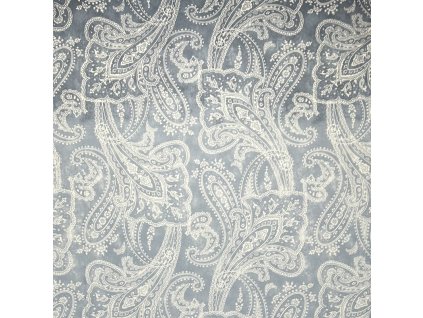 Ervi Bavlněná látka/plátno š.240 cm - ornament na modrém, metráž (Barva Barevná/Colorful, Vzor Orientální/Oriental)