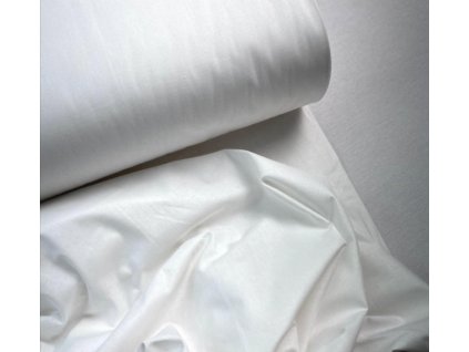 Ervi Bavlněná látka/plátno š.240 cm Jednobarevná bílá č.100, meráž