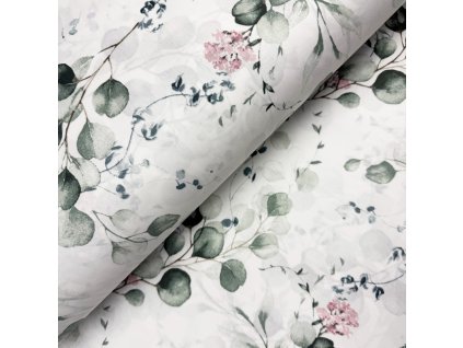 Ervi Bavlněná látka/plátno š.240 cm - Eukalyptový dotek - 27606-12, metráž