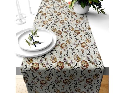 Ervi Gobelinový běhoun na stůl Asetat-443 (Rozměr 20 x 120 cm)