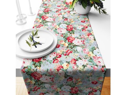 Ervi gobelinový běhoun na stůl - Berries Field (Rozměr 45 x 140 cm)