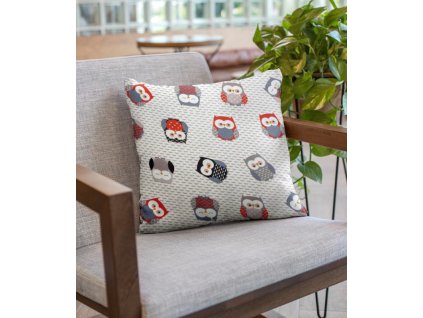 Ervi povlak na polštář - sovičky (Rozměr 30 x 50 cm)