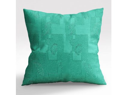 #Povlak na polštář dekorační - Estella listy zelená 40 x 40 cm (Rozměr 40 x 40 cm)