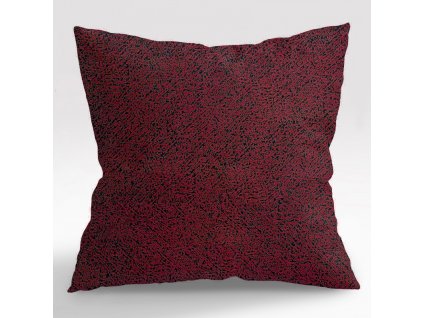 Ervi povlak na polštář dekorační - DMS V10 - bordo (Rozměr 30 x 50 cm)
