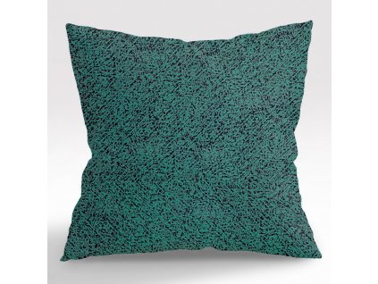Ervi povlak na polštář dekorační - DMS V8 - petrolejový (Rozměr 30 x 50 cm)