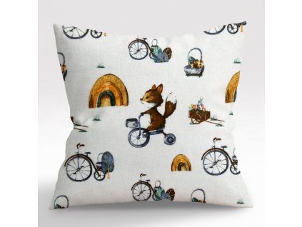 Ervi povlak na polštář FLANELOVÝ - liška (Rozměr 30 x 50 cm)