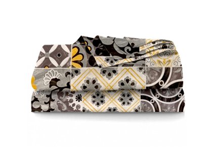 Ervi bavlněné prostěradlo - ornament Maroko (Barva barevná, Rozměr 140x240 cm, Vzor Ornament)