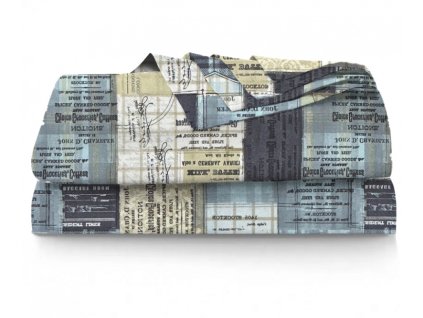 Ervi bavlněné prostěradlo - Sherlock (Barva Barevná/Colorful, Rozměr 140x240 cm, Vzor Designový/Design)