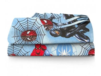 Ervi bavlněné prostěradlo - Spider-Man (Barva Barevná/Colorful, Rozměr 140x240 cm, Vzor Designový/Design)