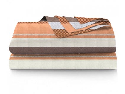 Ervi bavlněné prostěradlo - Salvatore (Barva Barevná/Colorful, Rozměr 140x240 cm, Vzor Geometrický/Geometric)