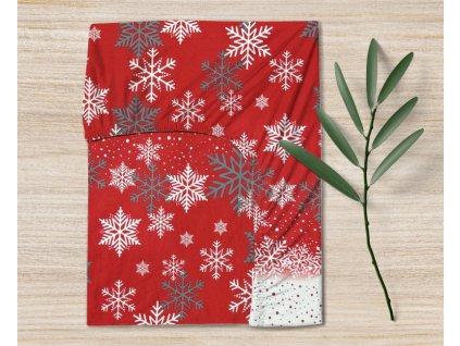 Ervi bavlněné napínací prostěradlo - zimní spánek (Rozměr 80x160 cm)